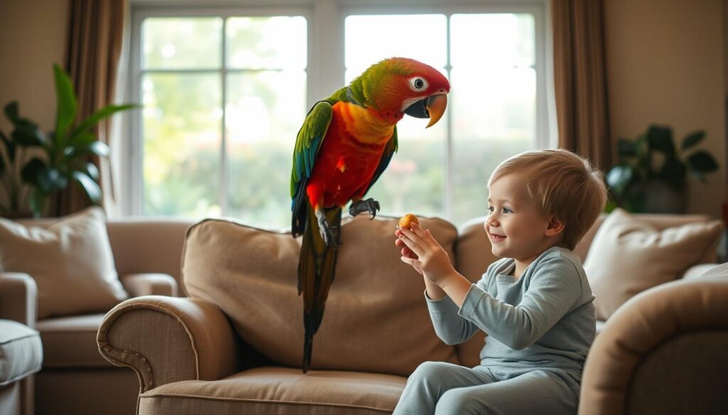 eclectus parrot socialization